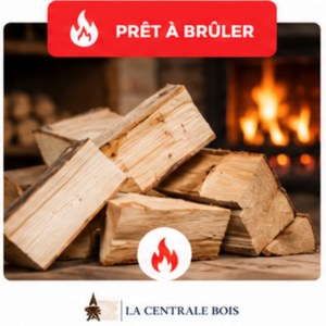 Bois de chauffage en vrac sec